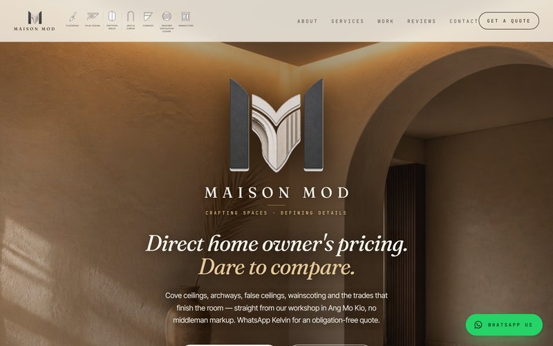 Maison Mod — Singapore interior carpentry & renovation