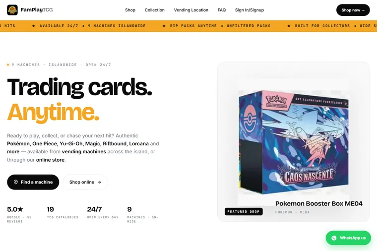 FamPlay TCG — Singapore trading card games shop